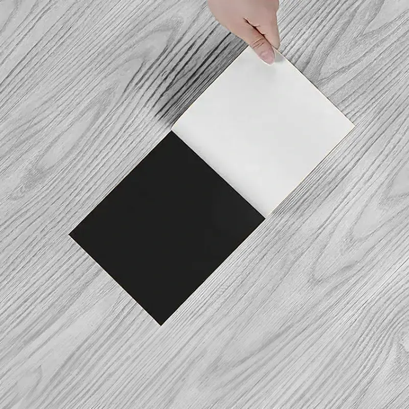 Suelo Vinílico Autoadhesivo Roble Gris | Cocina | Baño | Resistencia al Agua | Bricolaje
